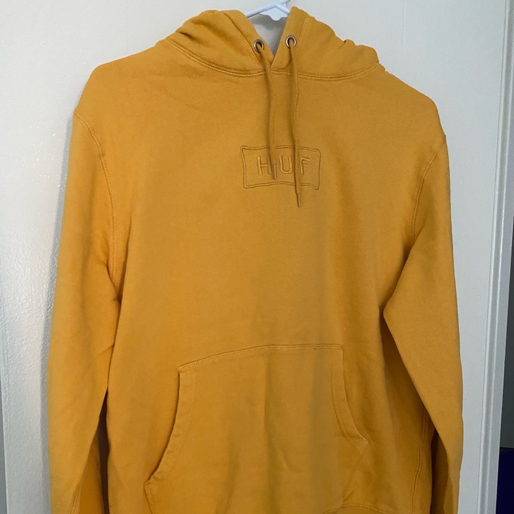 HUF fleece logo hoodie